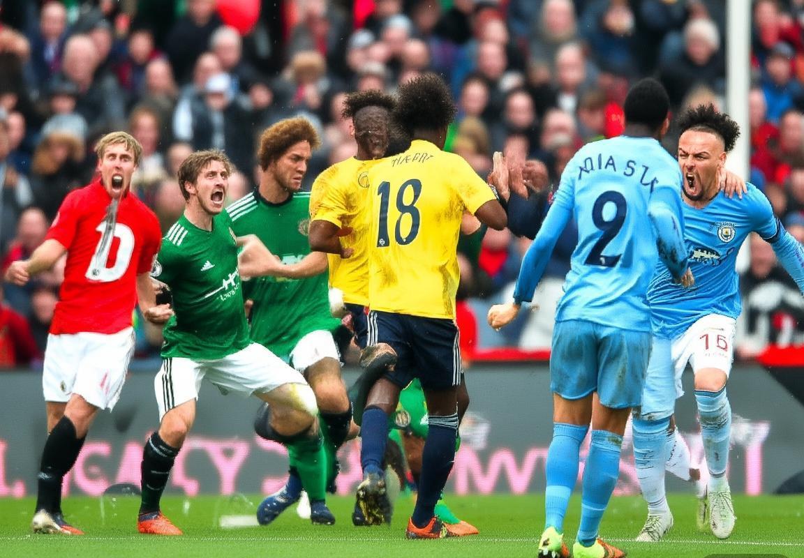 2019英超德比:曼城曼联激情对决,德布劳内马夏尔闪耀全场